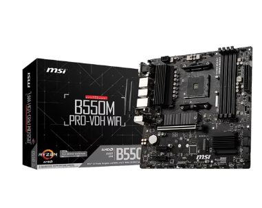 MSI B550M PRO-VDH WIFI AMD B550 SOKET AM4 DDR4 4400 (O.C) M.2 ANAKART