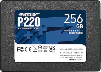 Patriot P220 P220S256G25 SATA 3.0 2.5