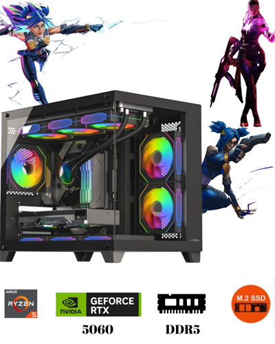 Titan Fusion AMD Ryzen 5 7600X RTX 5060 8GB 16GB DDR5 RAM 1TB NVMe SSD
