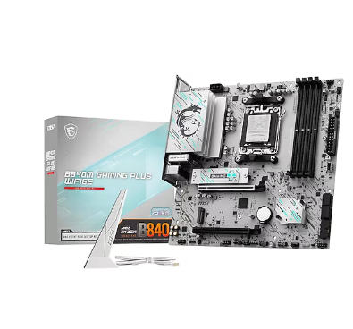 MSI B840M GAMİNG PLUS WIFI 6E AMD B840 SOKET AM5 DDR5 8000MHZ (OC) M.2 ANAKART
