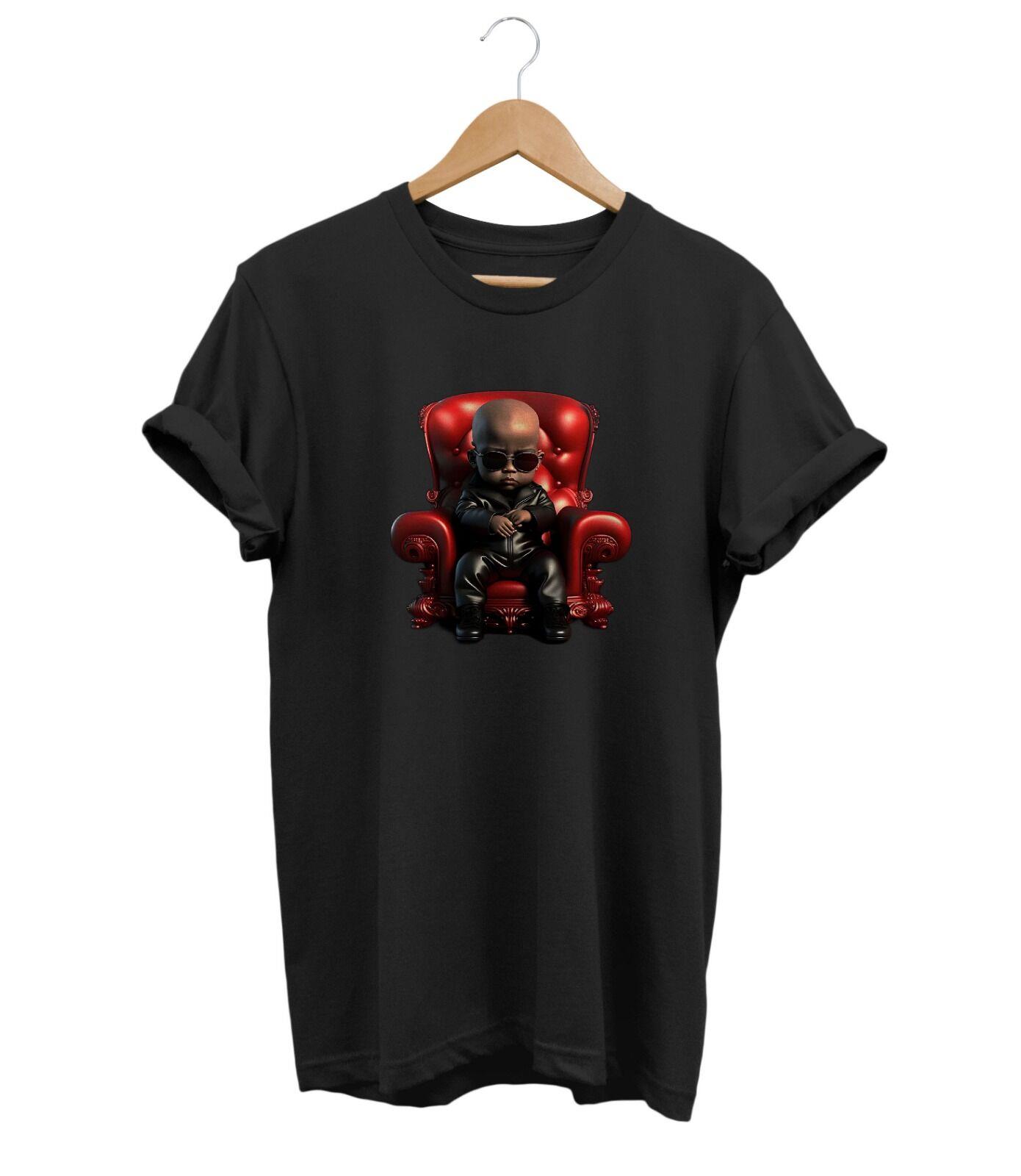 Baskılı T-Shirt Siyah