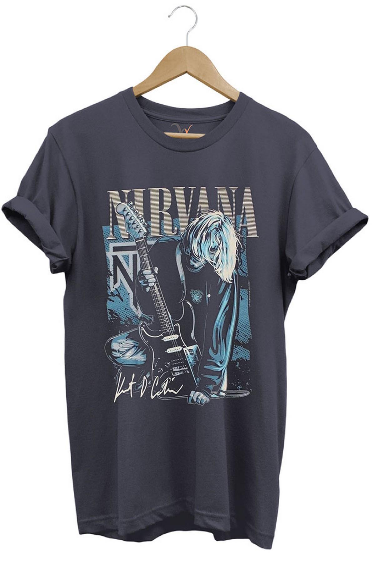 Widi Nirvana Poster Baskılı Rock Grubu Antrasit