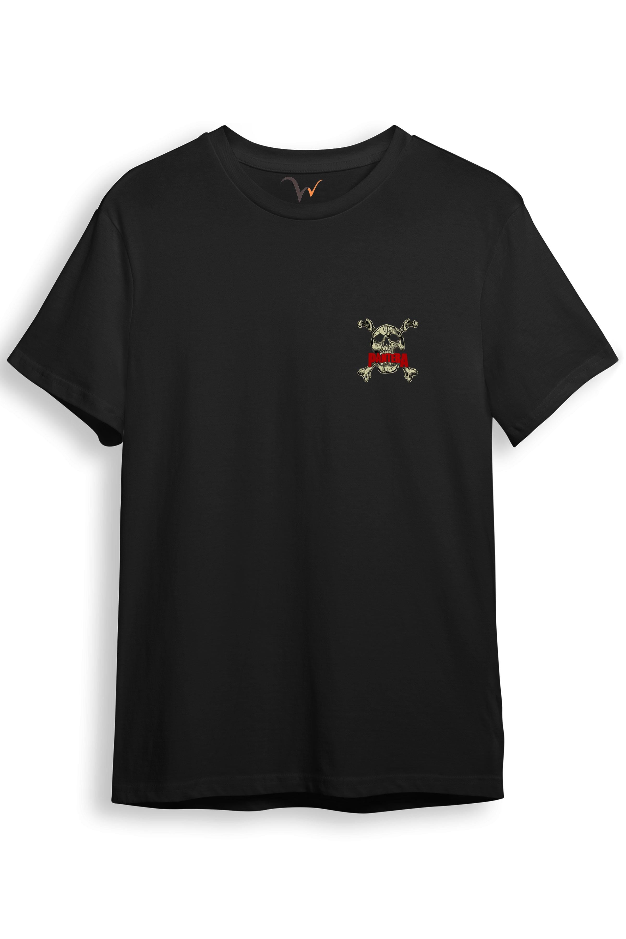 Pantera Göğüs ve Sırt Baskılı Mouth for War Regular Fit %100 Pamuk T-Shirt