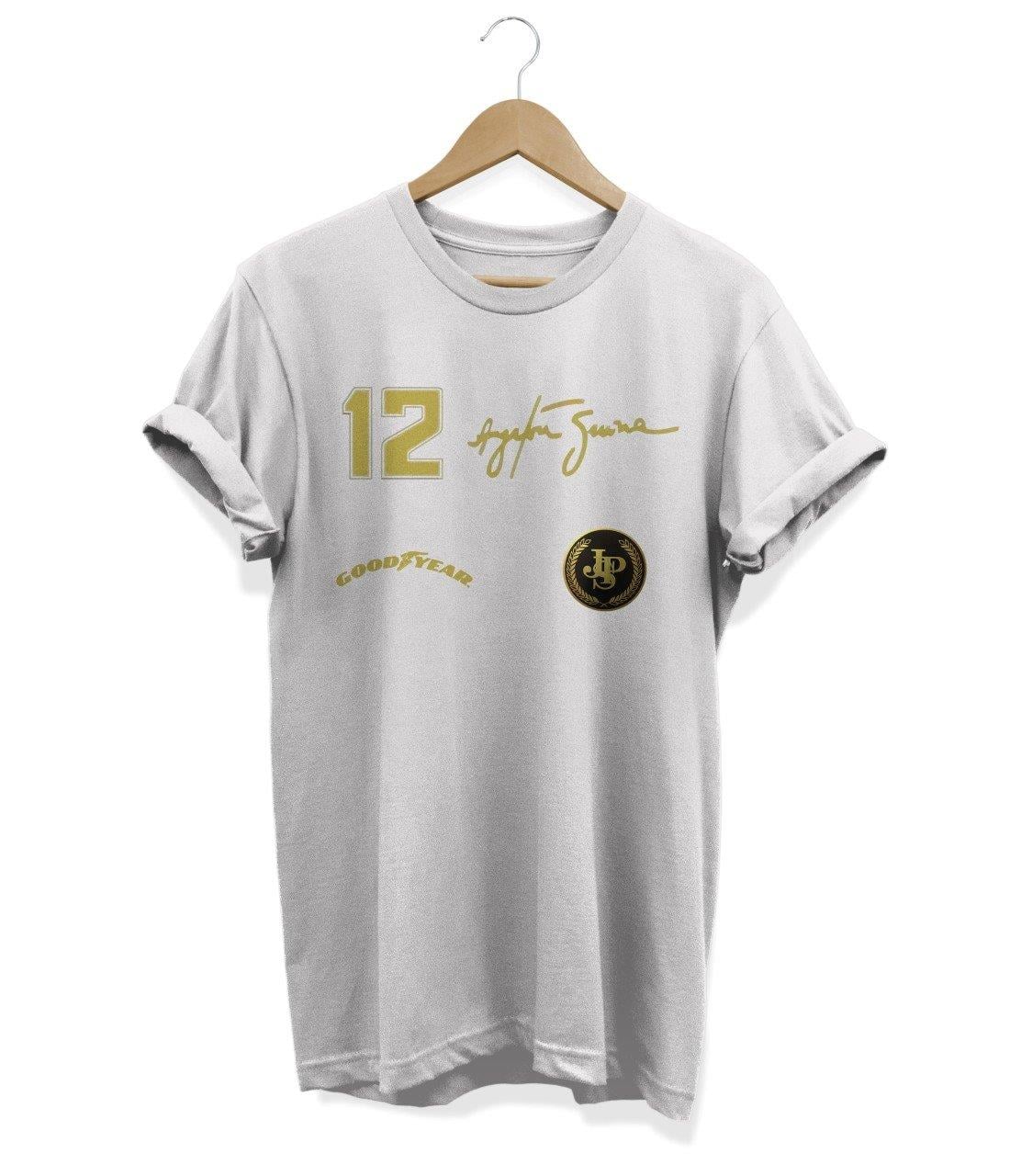 Widi 12 Good&Year Baskılı T_Shirt Beyaz