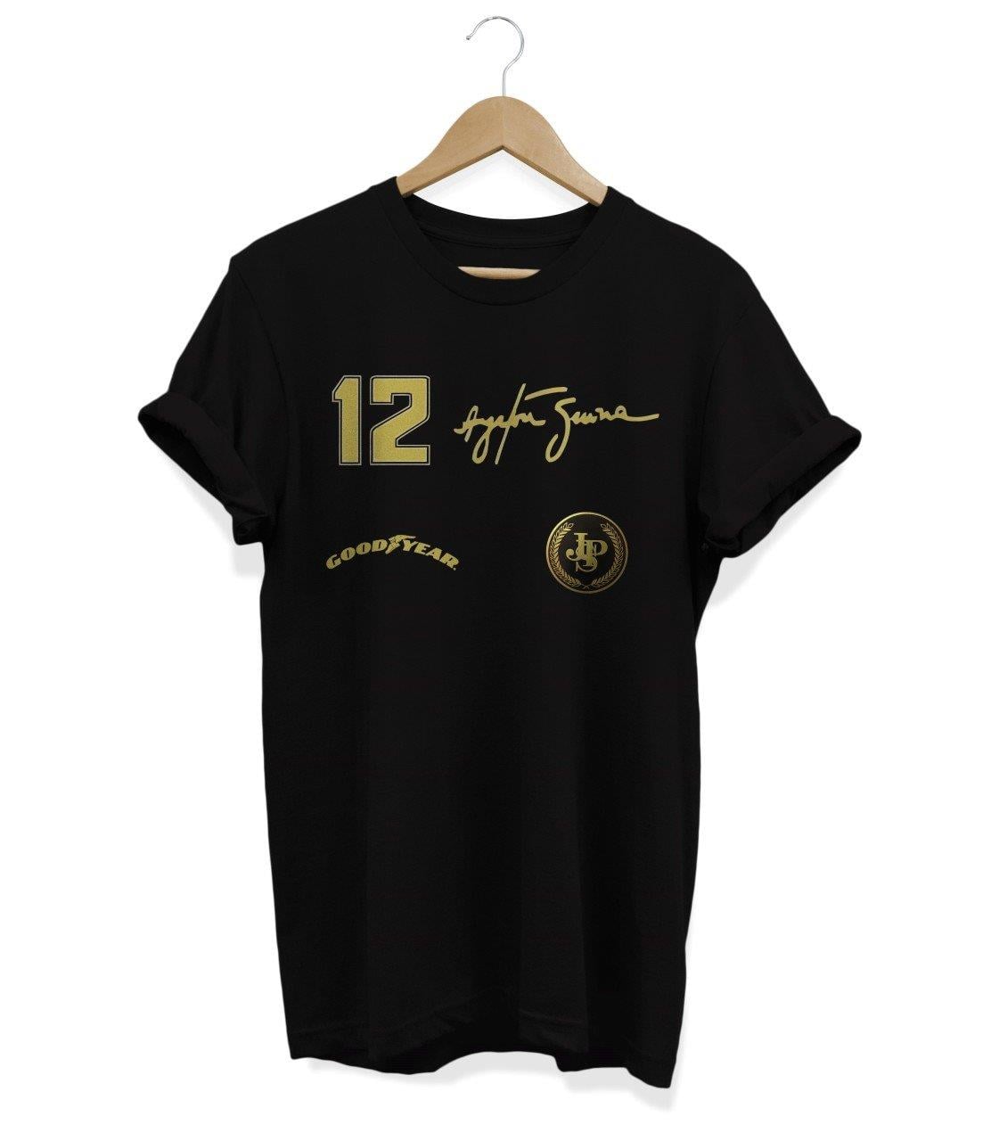 Widi 12 Good&Year Baskılı T_Shirt Siyah