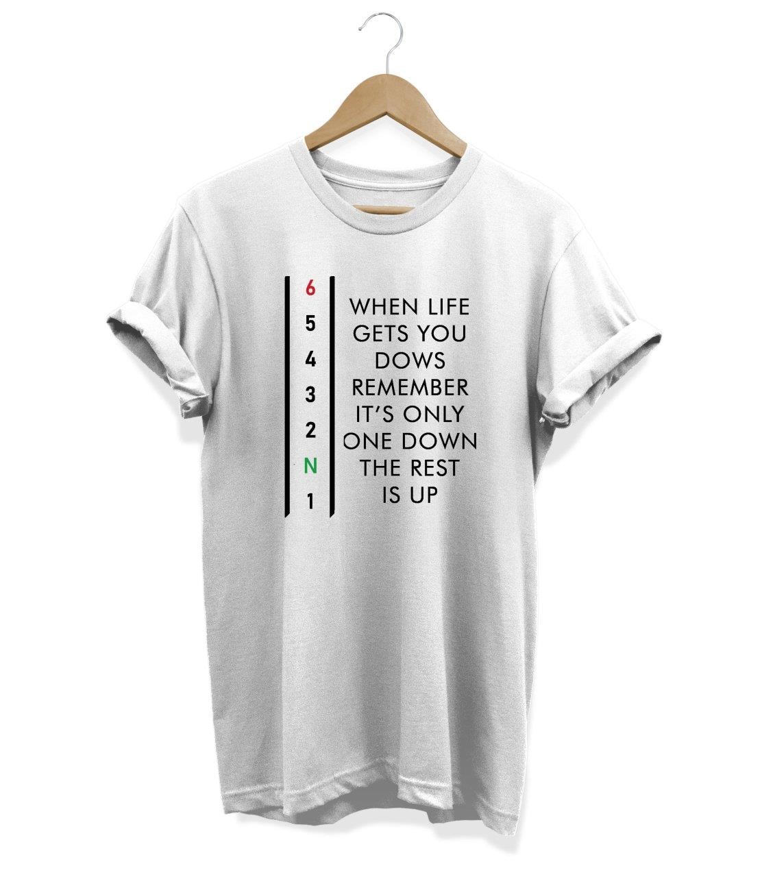 Widi 1N23456 Baskılı T_Shirt Beyaz