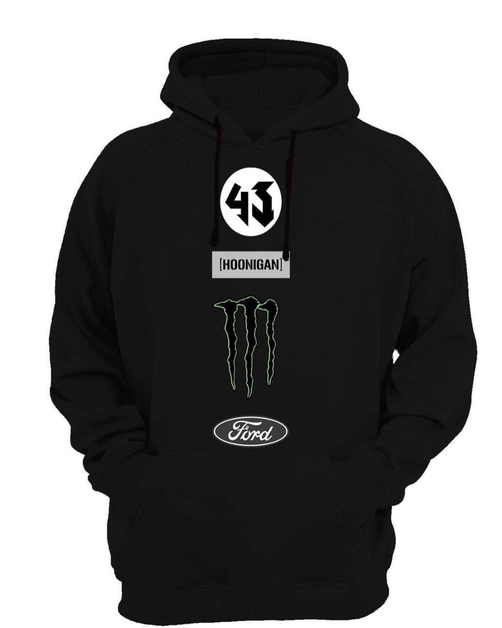 Widi 43 Hoonigan Ford Baskılı Seatshirt Siyah