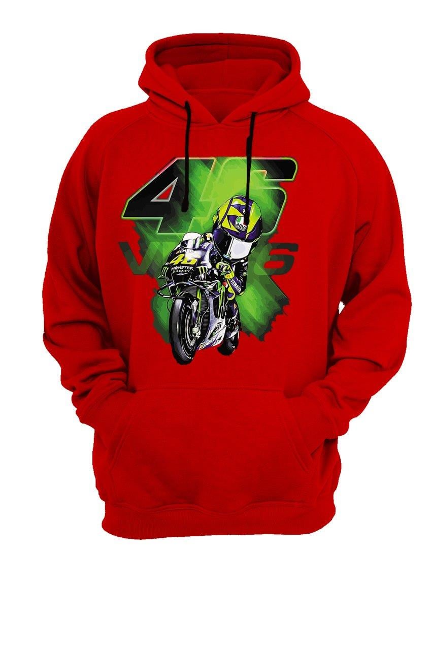 Widi 46 Baskılı Sweatshirt Kırmızı