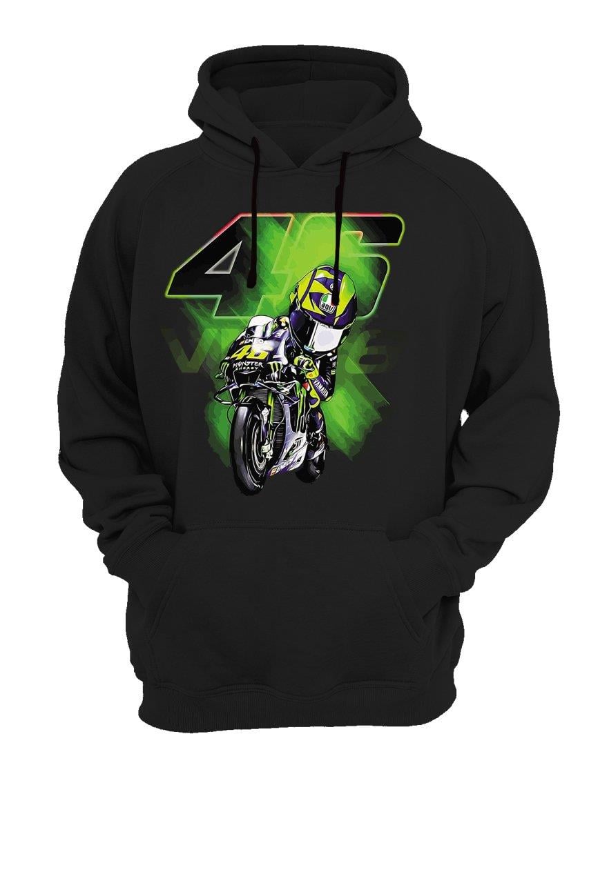 Widi 46 Baskılı Sweatshirt Siyah