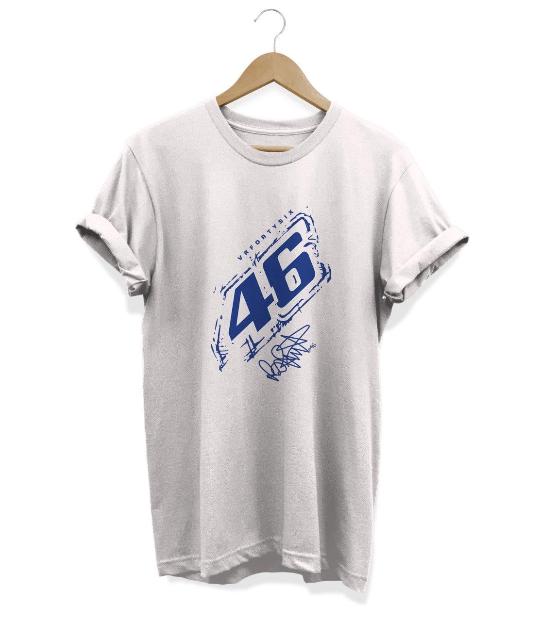 Widi 46 Baskılı T_Shirt Beyaz