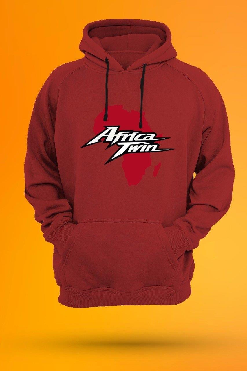 Widi Africa Twin Baskılı Sweatshirt Kırmızı