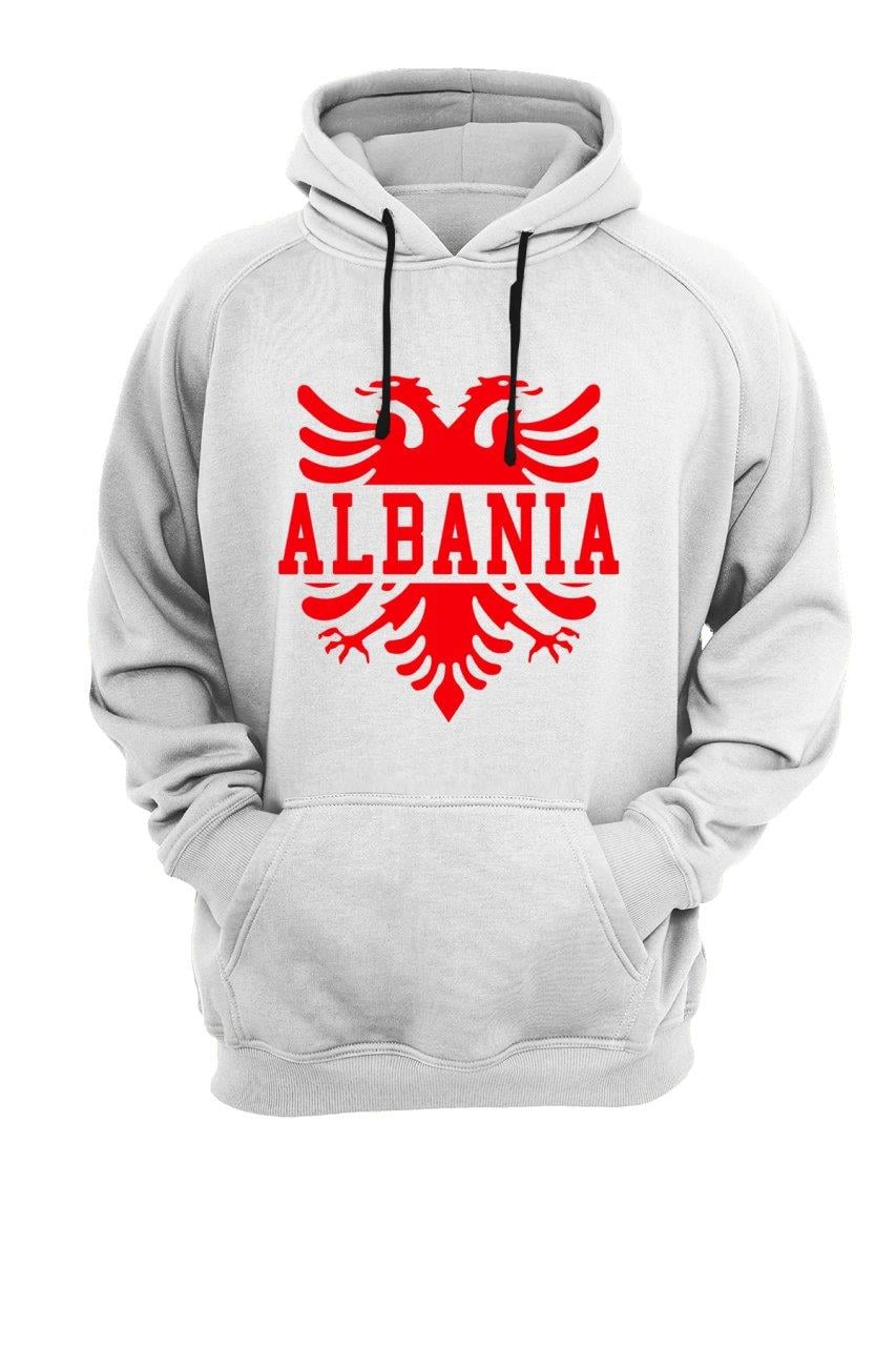 Widi Albania Baskılı Sweatshirt Beyaz