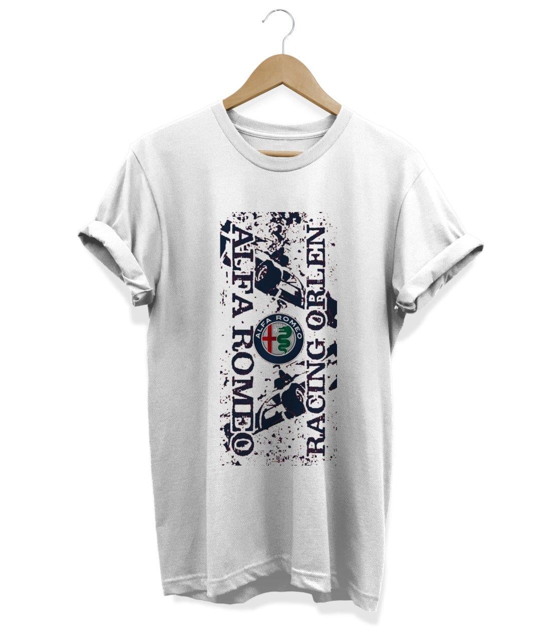 Widi Alfa Romeo Racing Orlen Baskılı T_Shirt Beyaz