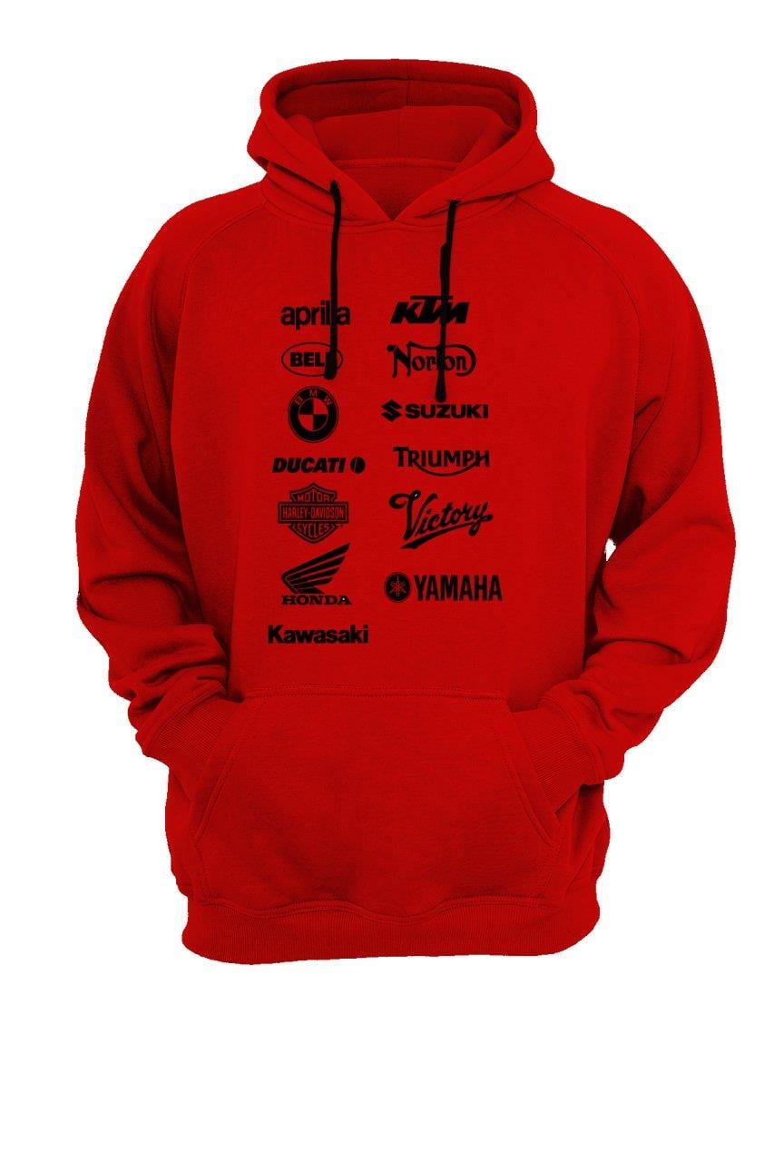 Widi Aprilla Siyah  Baskılı Sweatshirt Kırmızı