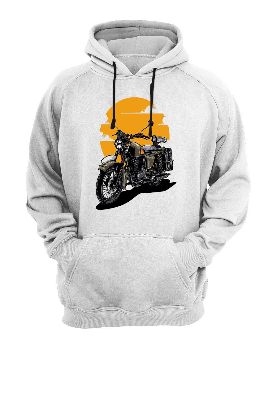 Widi Ayı Baskılı Sweatshirt Beyaz