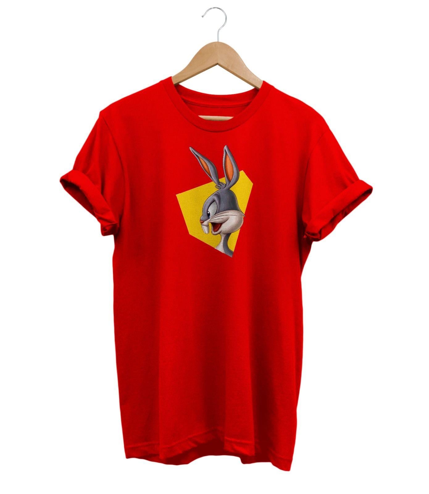 Widi Bags Bunney Baskılı T-Shirt Kırmızı