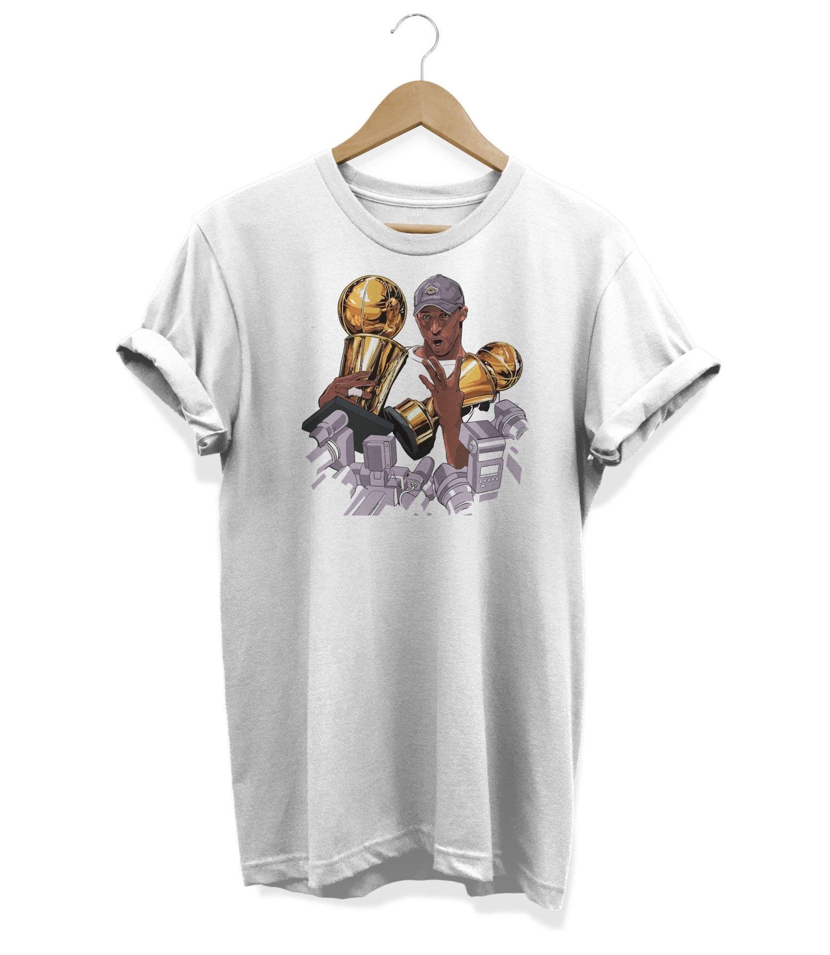 Widi Basketbol Baskılı T-Shirt Beyaz