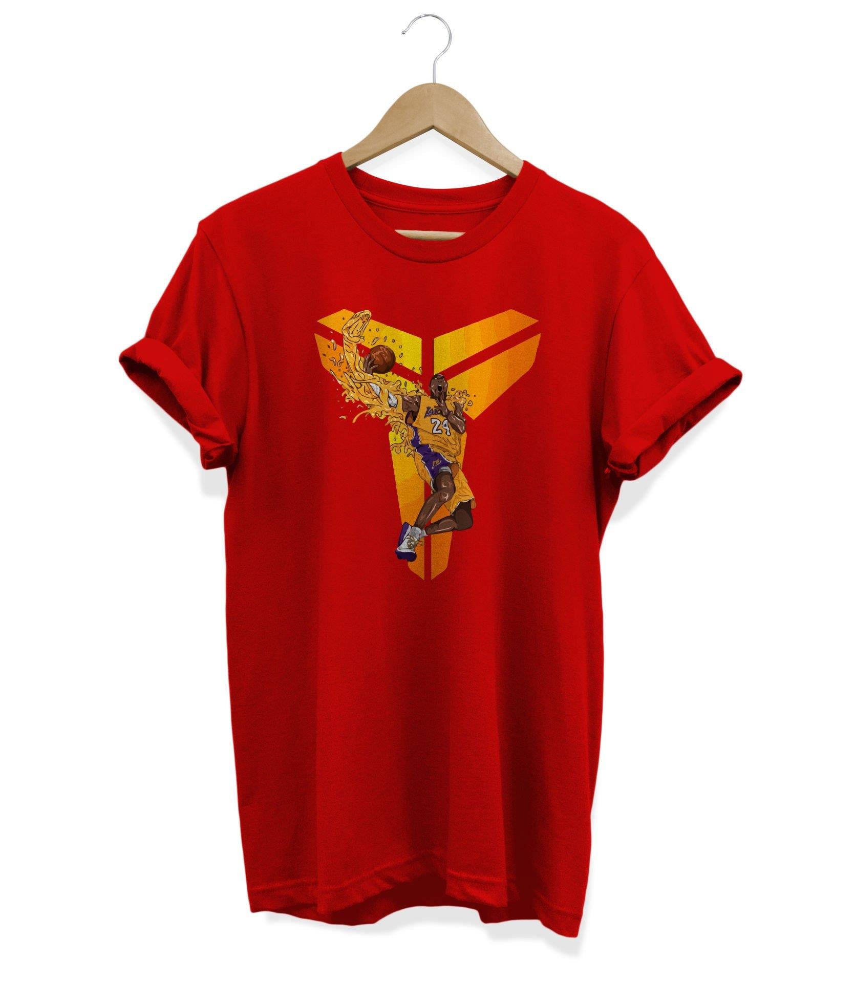 Widi Basketbol Baskılı T-Shirt Kırmızı