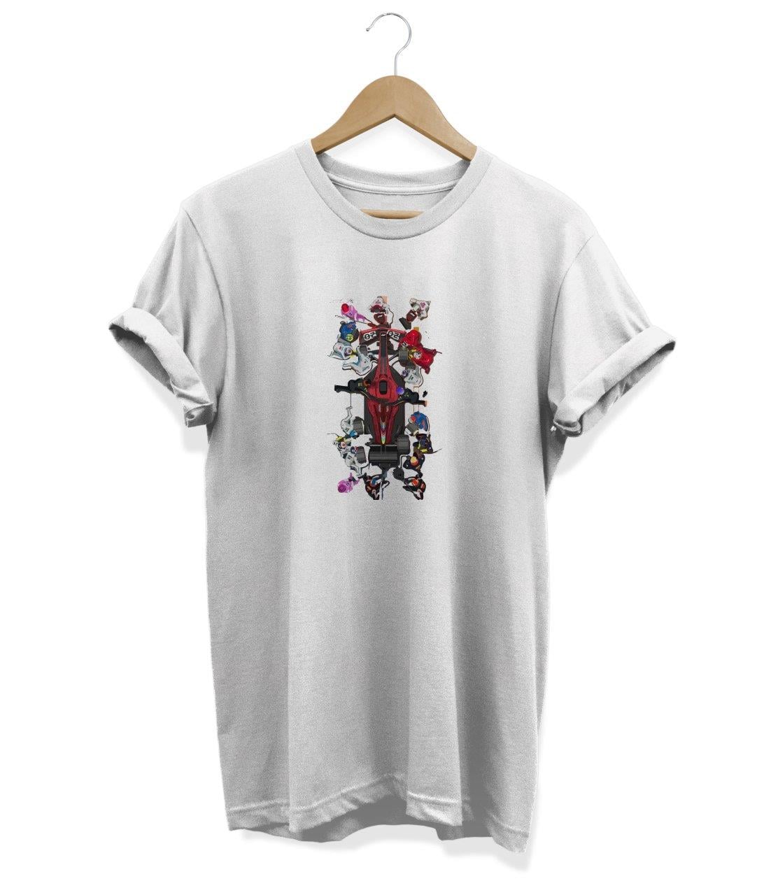 Widi Baskılı T_Shirt Beyaz
