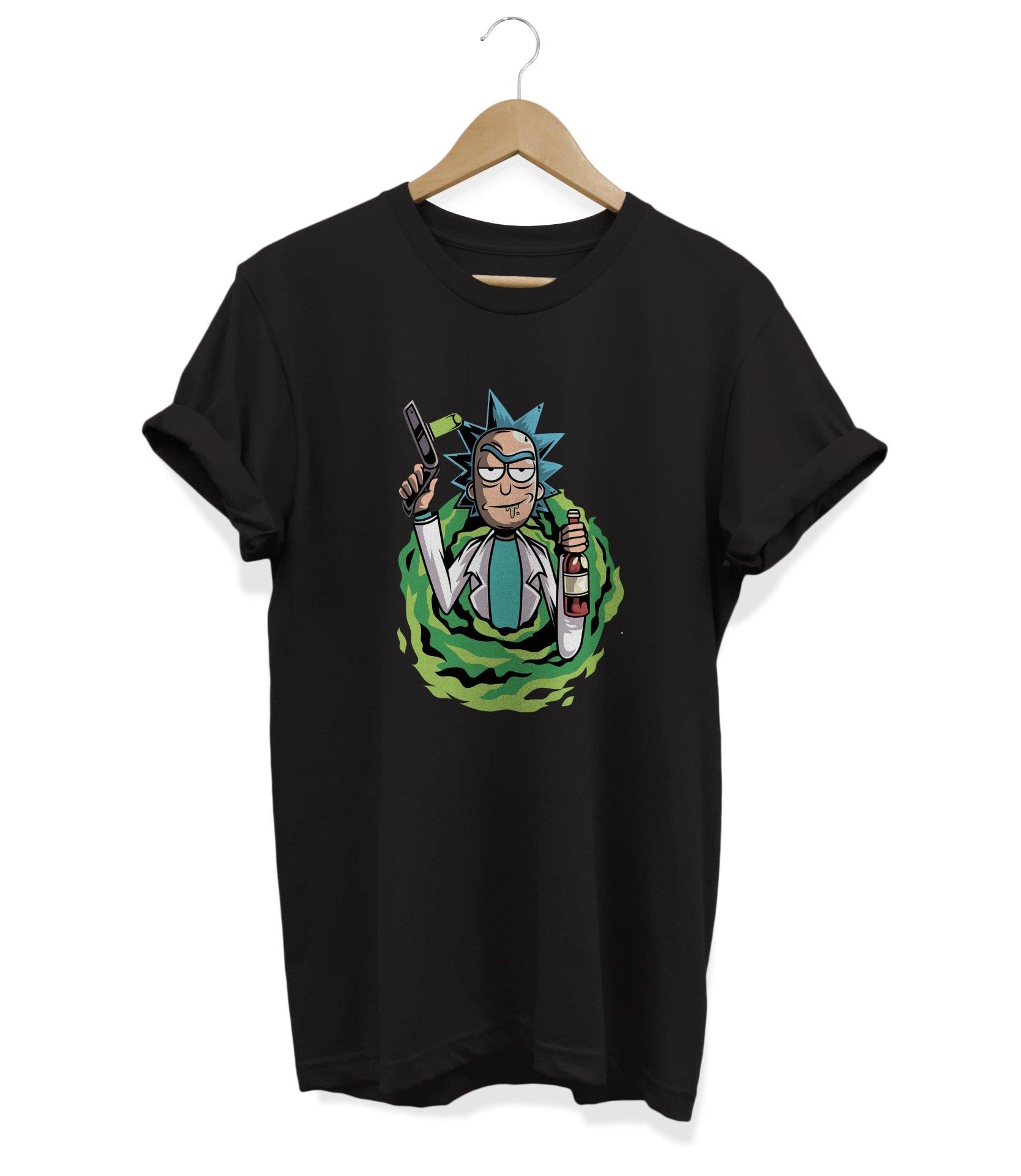 Widi Baskılı T-Shirt Siyah