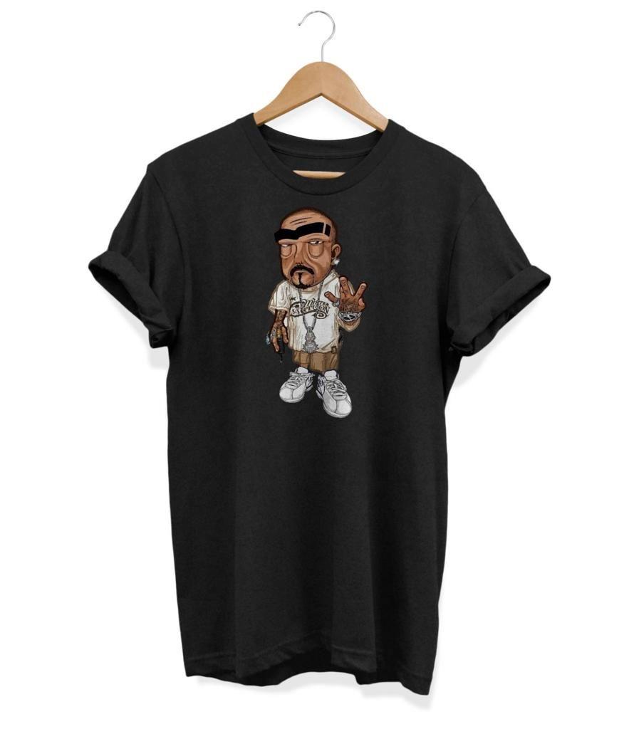 Widi Baskılı T-Shirt Siyah
