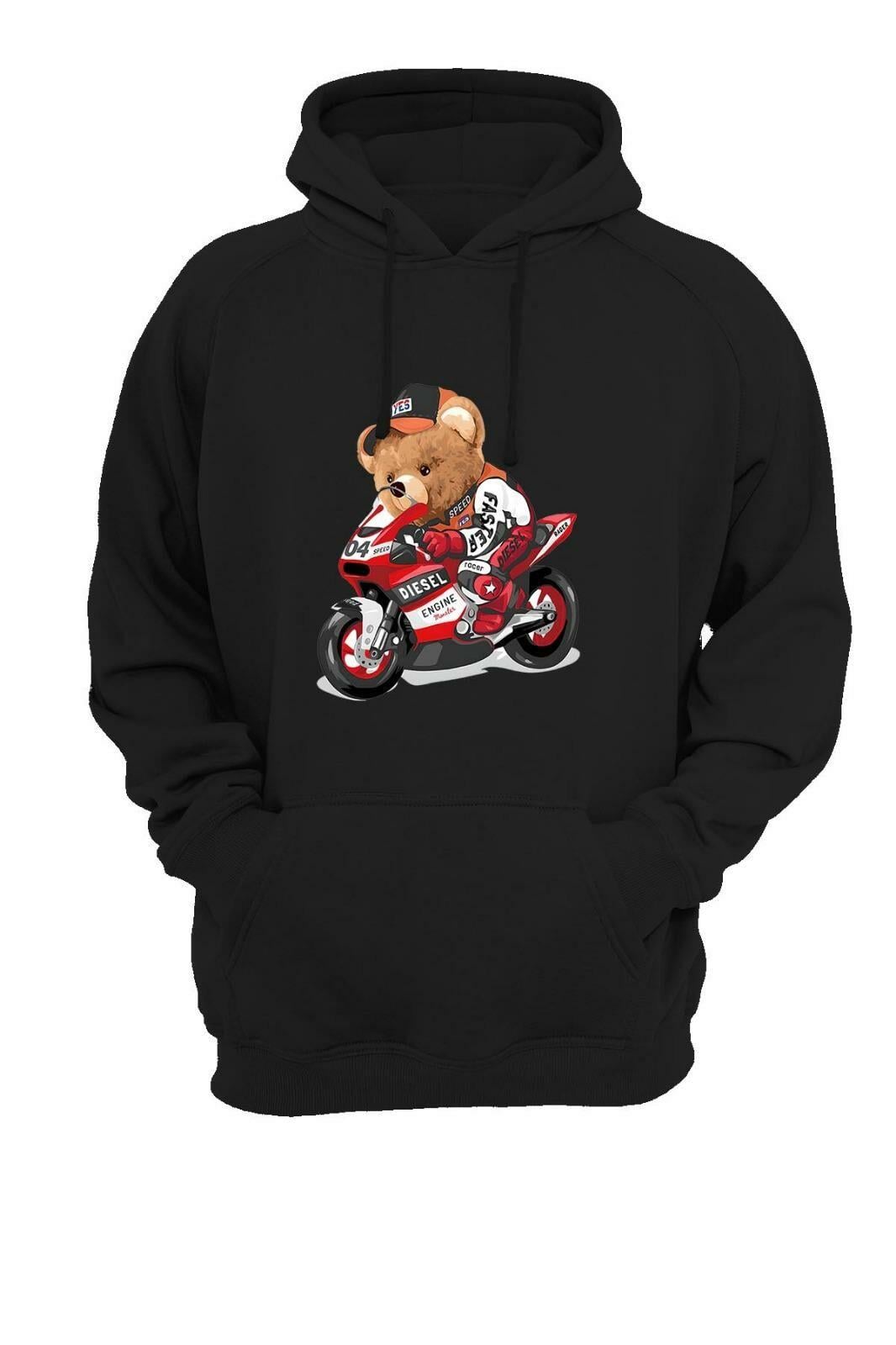 Widi Bear - Ayıcık Baskılı Sweatshirt Renkli