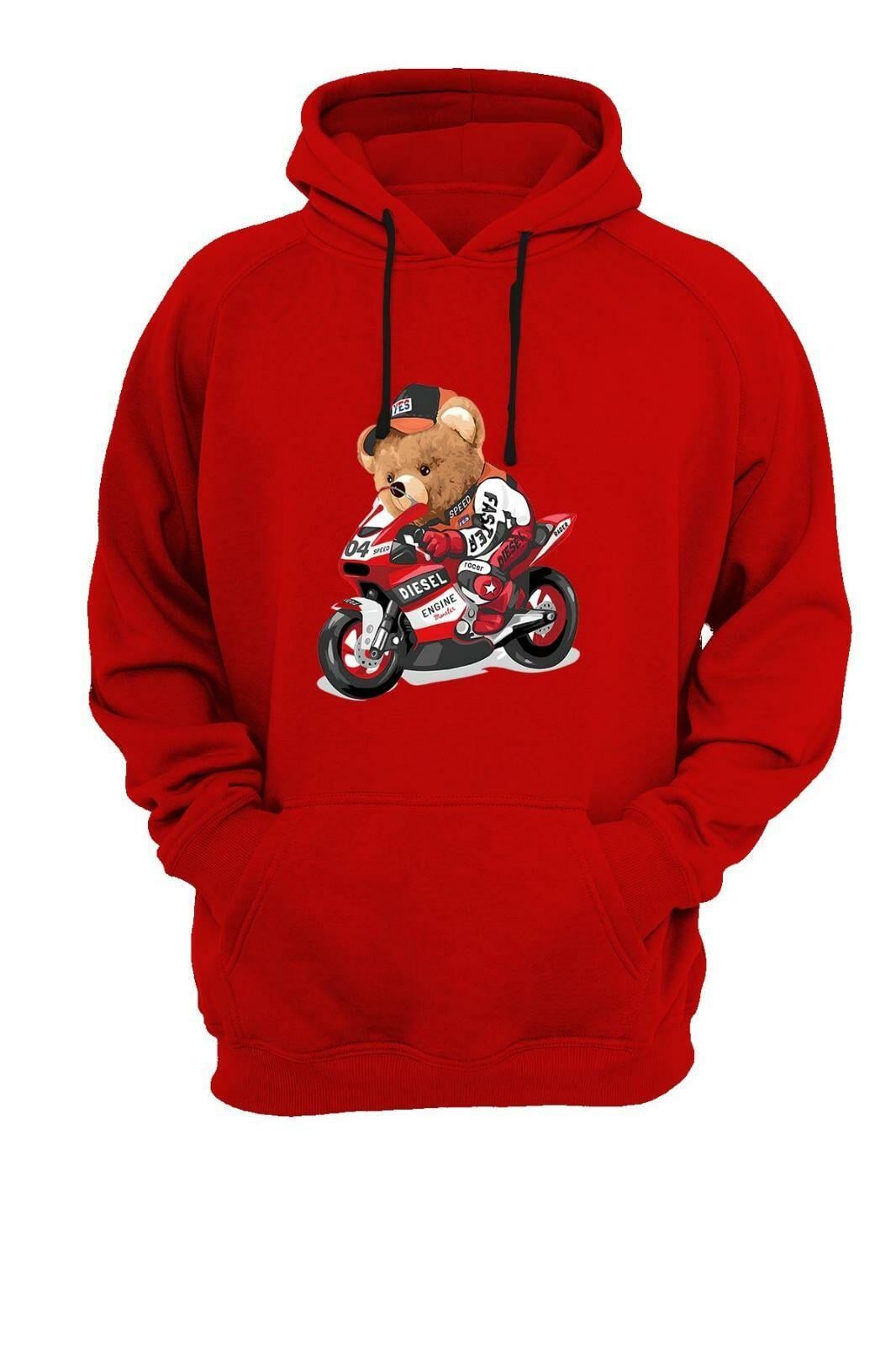 Widi Bear - Ayıcık Baskılı Sweatshirt Renkli