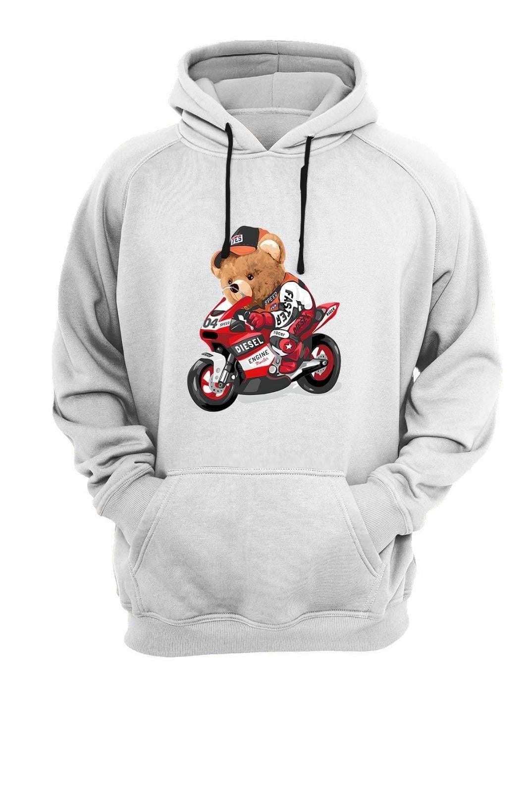 Widi Bear - Ayıcık Baskılı Sweatshirt Renkli