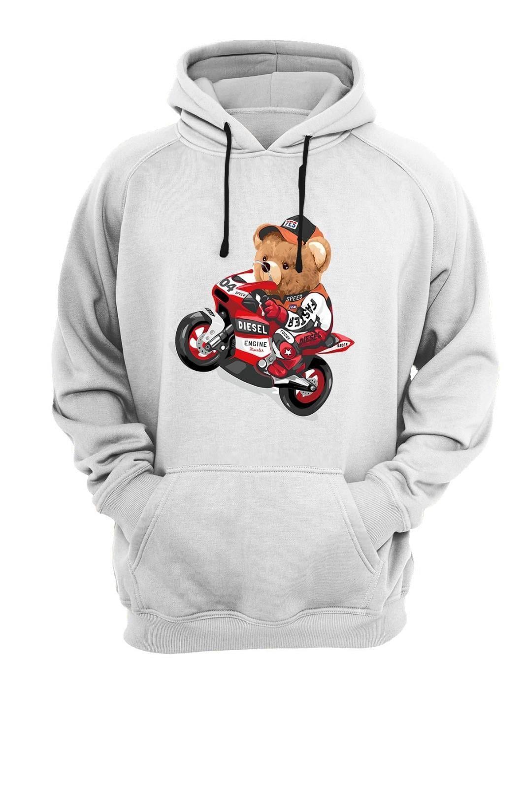 Widi Bear - Ayıcık Baskılı Sweatshirt Renkli