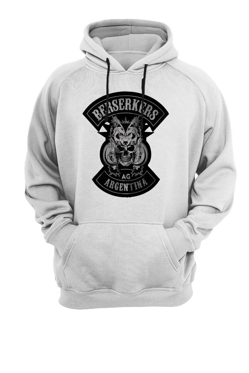 Widi Berserkers Argentina Baskılı Sweatshirt Beyaz