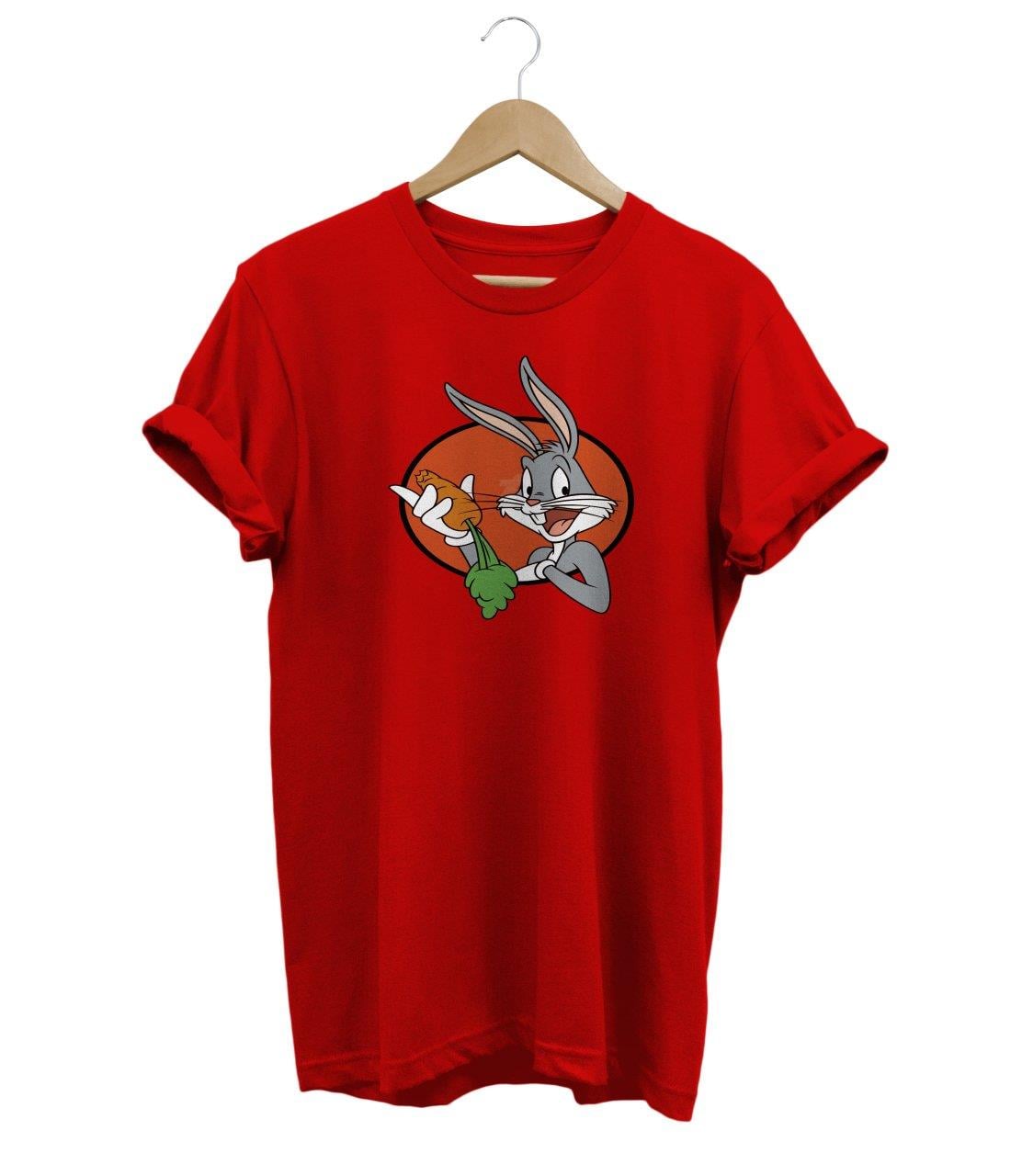 Widi Bugs Bunny Baskılı T-Shirt Kırmızı