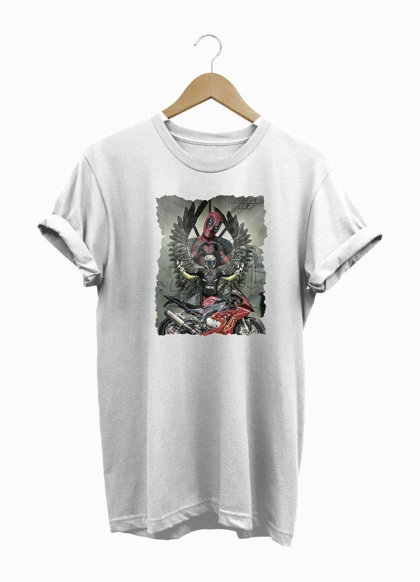 Widi Dead Pool Baskılı T-Shirt Beyaz
