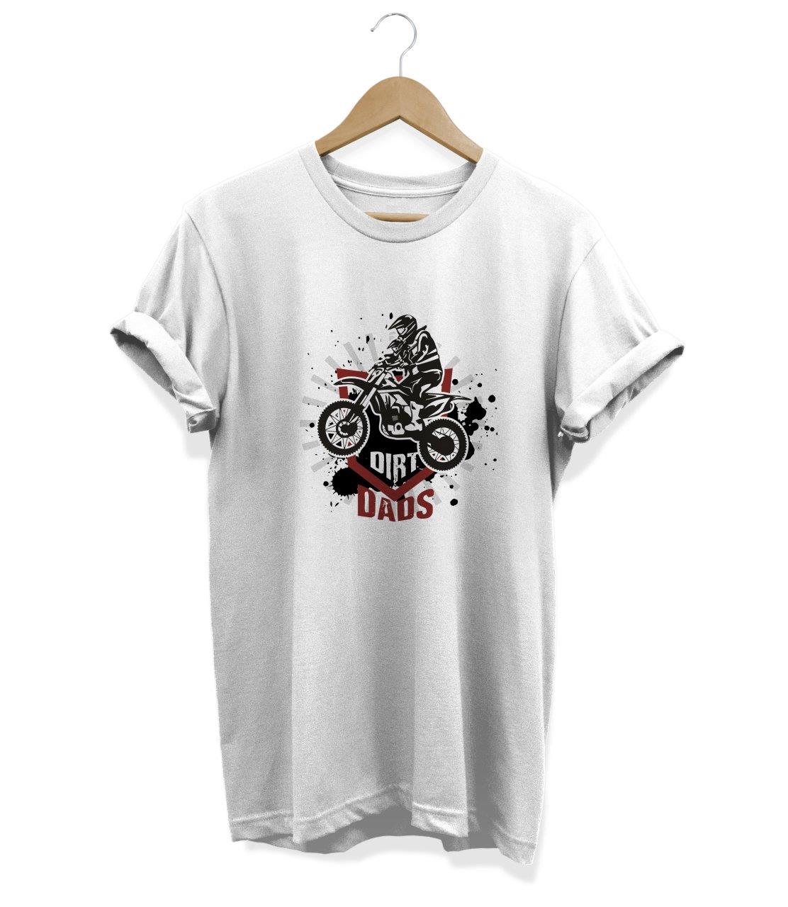 Widi Dirt Baskılı T_Shirt Beyaz