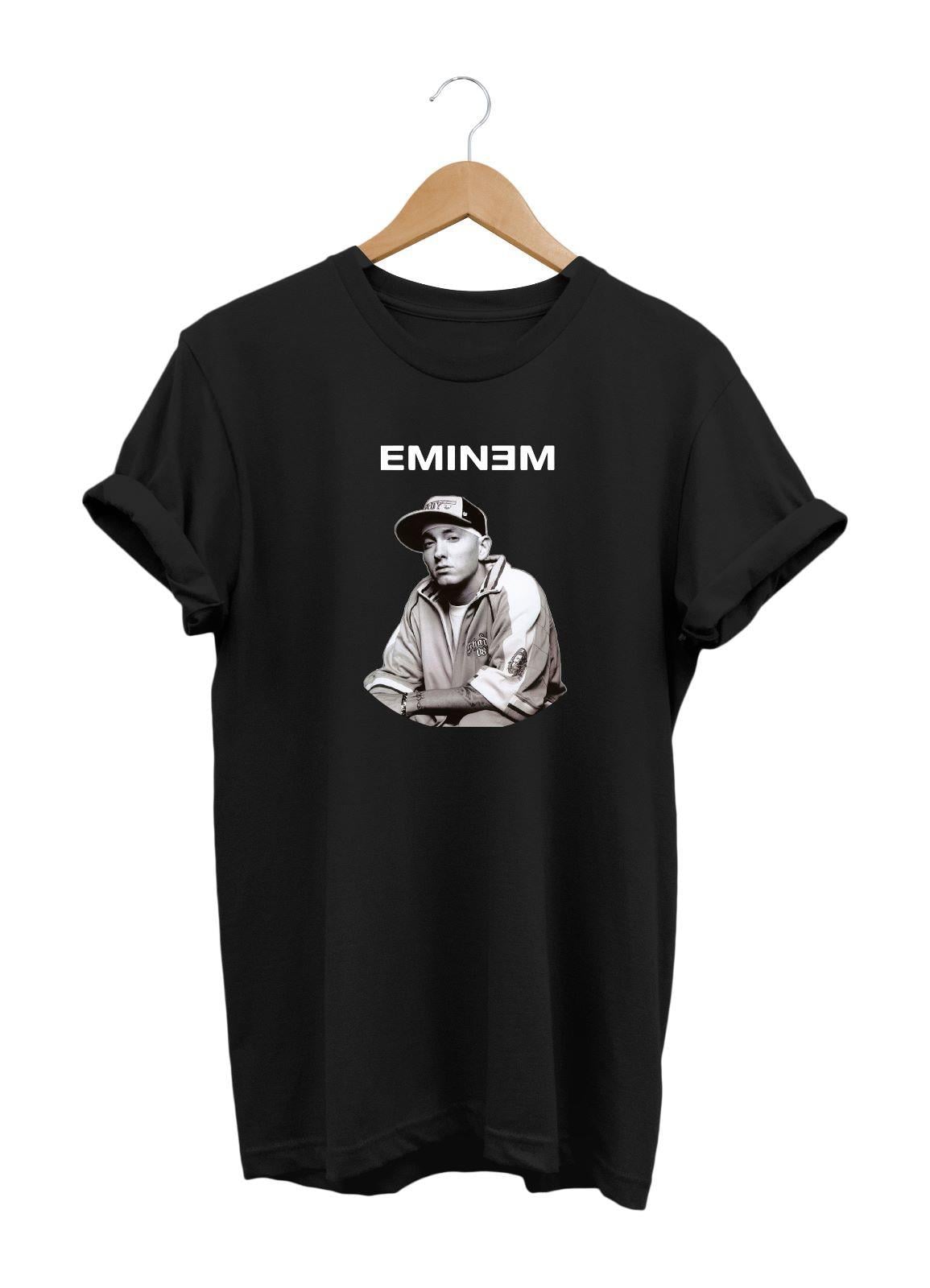 Widi Eminem Baskılı T-Shirt Renkli