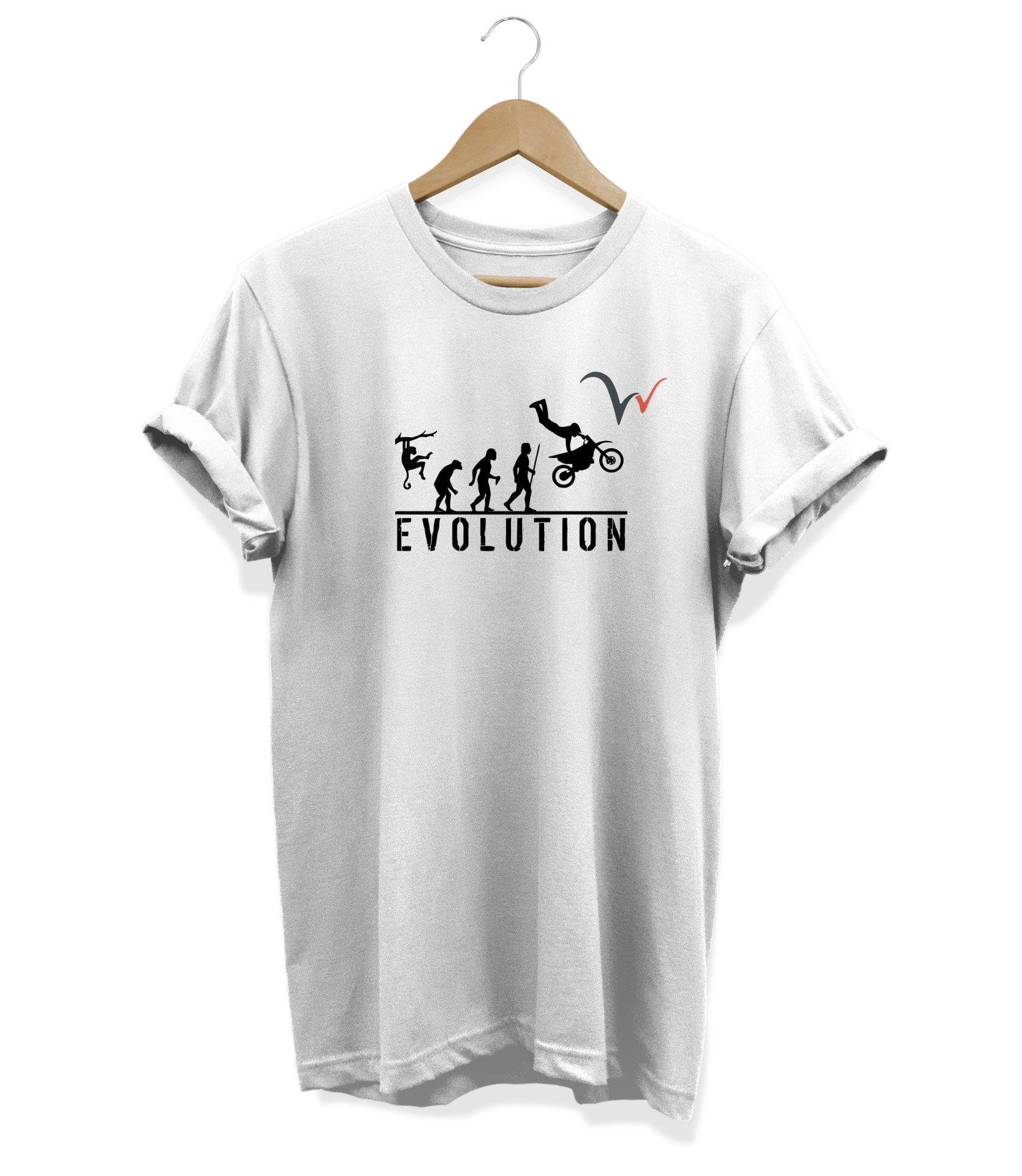Widi Evolution W Baskılı T-Shirt Beyaz