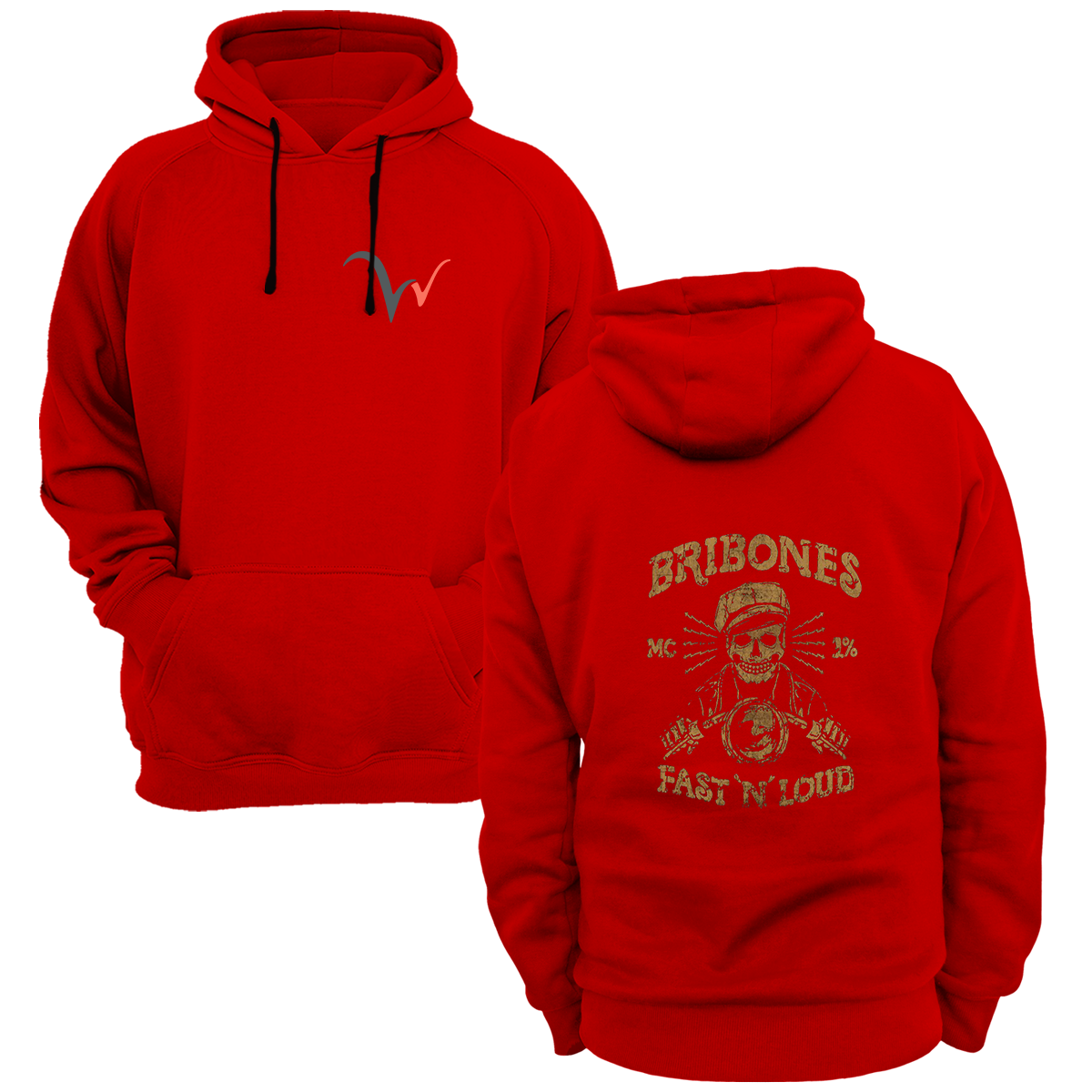 Widi Fastn Lound Baskılı Sweatshirt Kırmızı