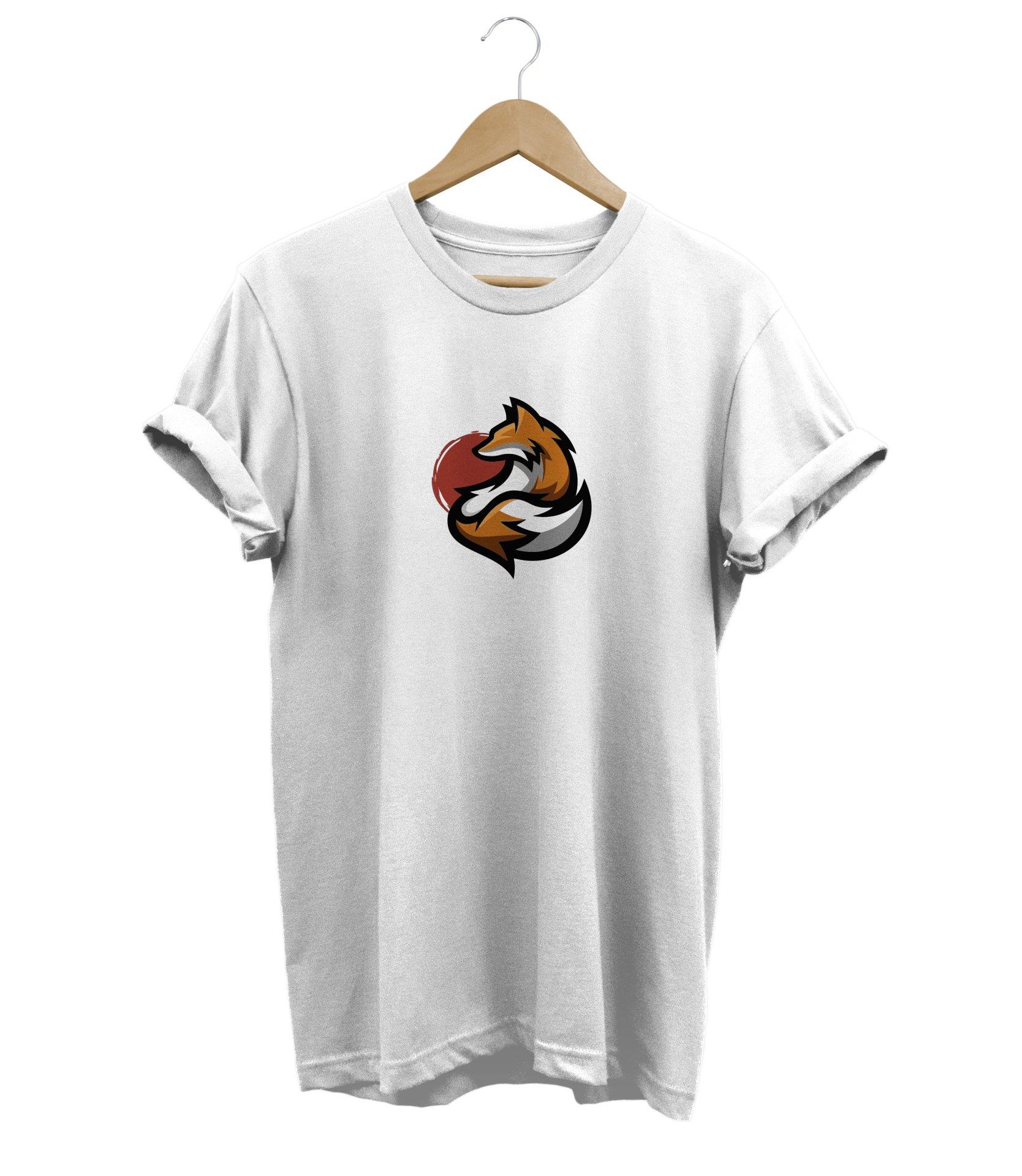 Widi Foxss Baskılı T-Shirt Beyaz