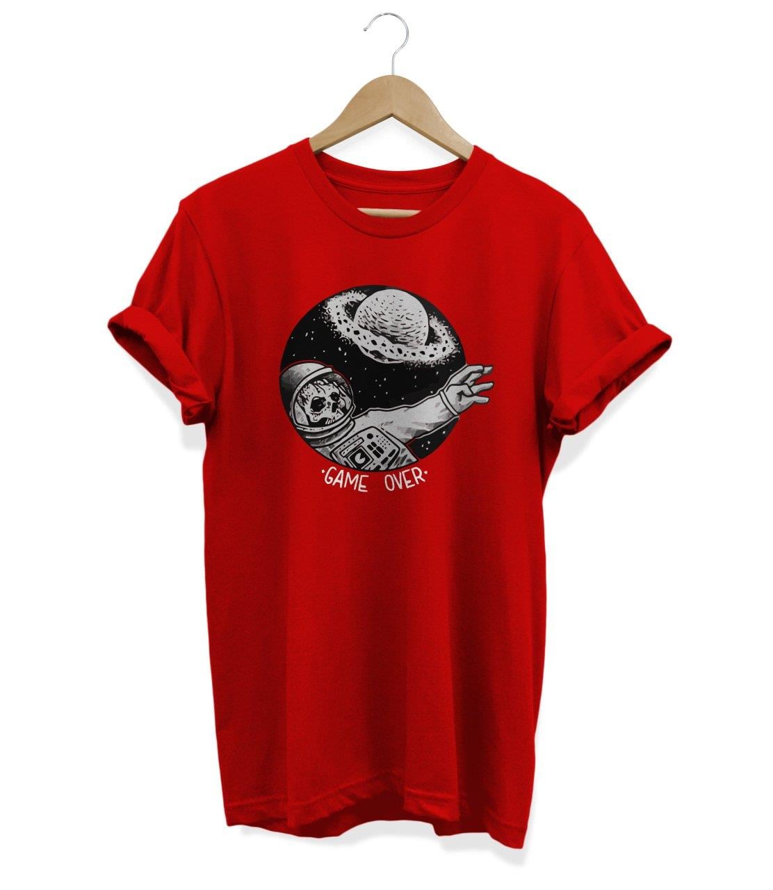 Widi Game Over Baskılı T-Shirt Kırmızı