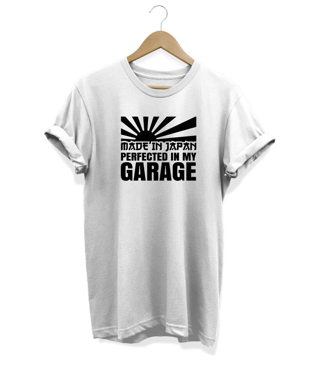 Widi Garage Baskılı T-Shirt Beyaz