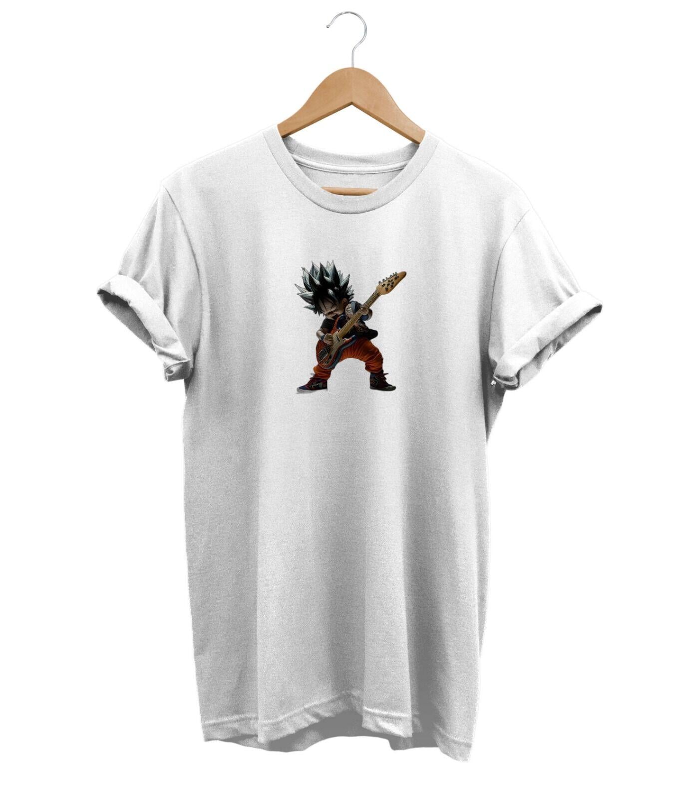 Widi Gitarist Baskılı T-Shirt Beyaz