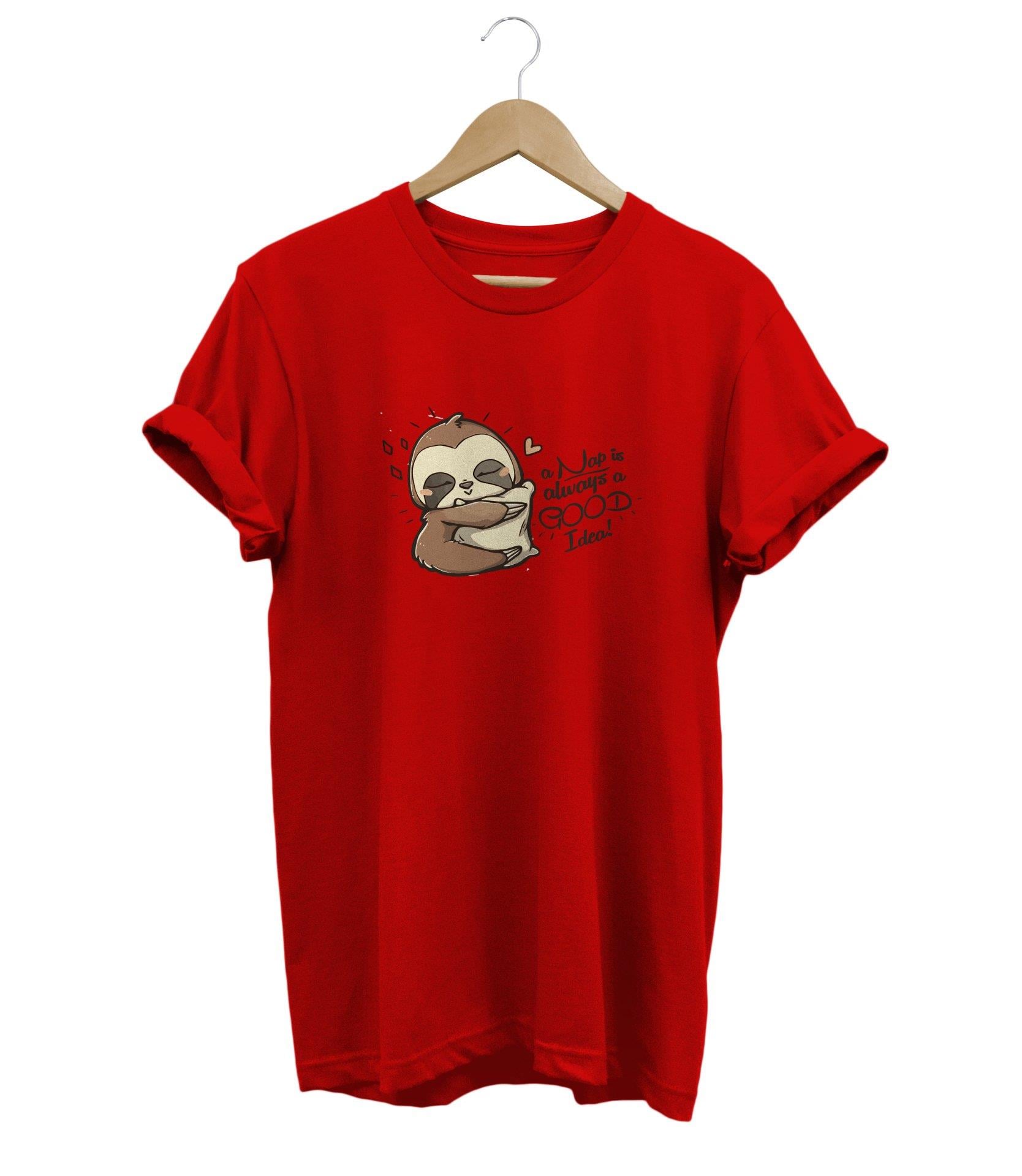 Widi Good İdea Baskılı T-Shirt Kırmızı
