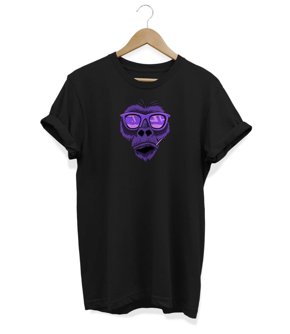 Widi Goril Baskılı T-Shirt Kırmızı
