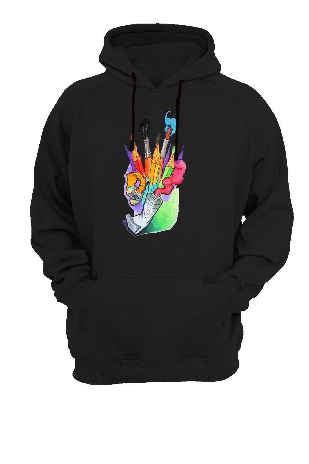 Widi Graffiti - Graffiti Baskılı Sweatshirt Renkli