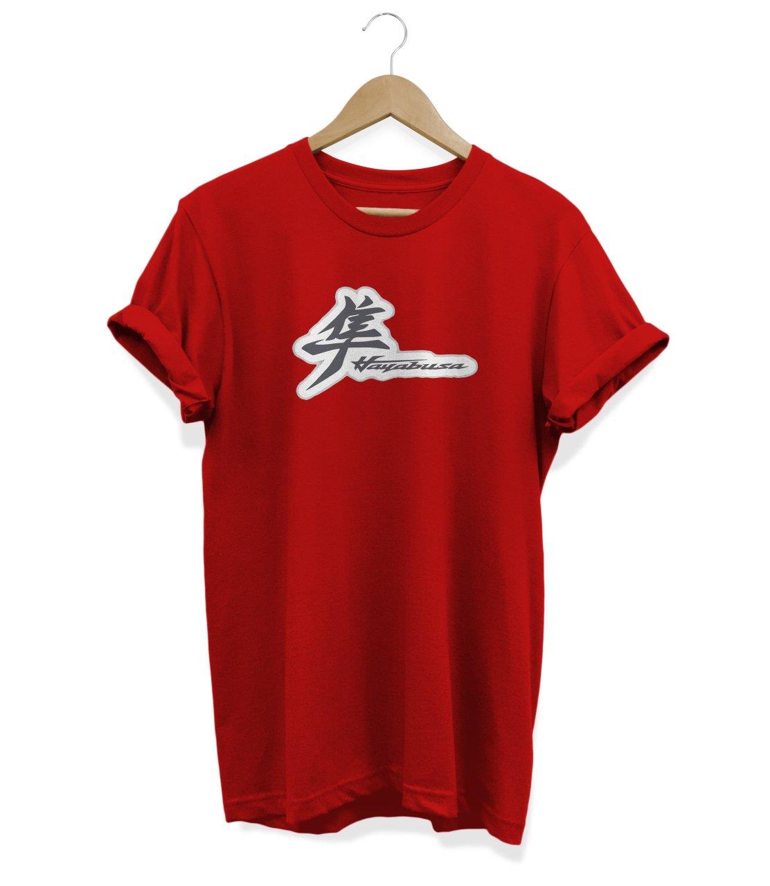 Widi Hayabusa Baskılı T_Shirt Kırmızı