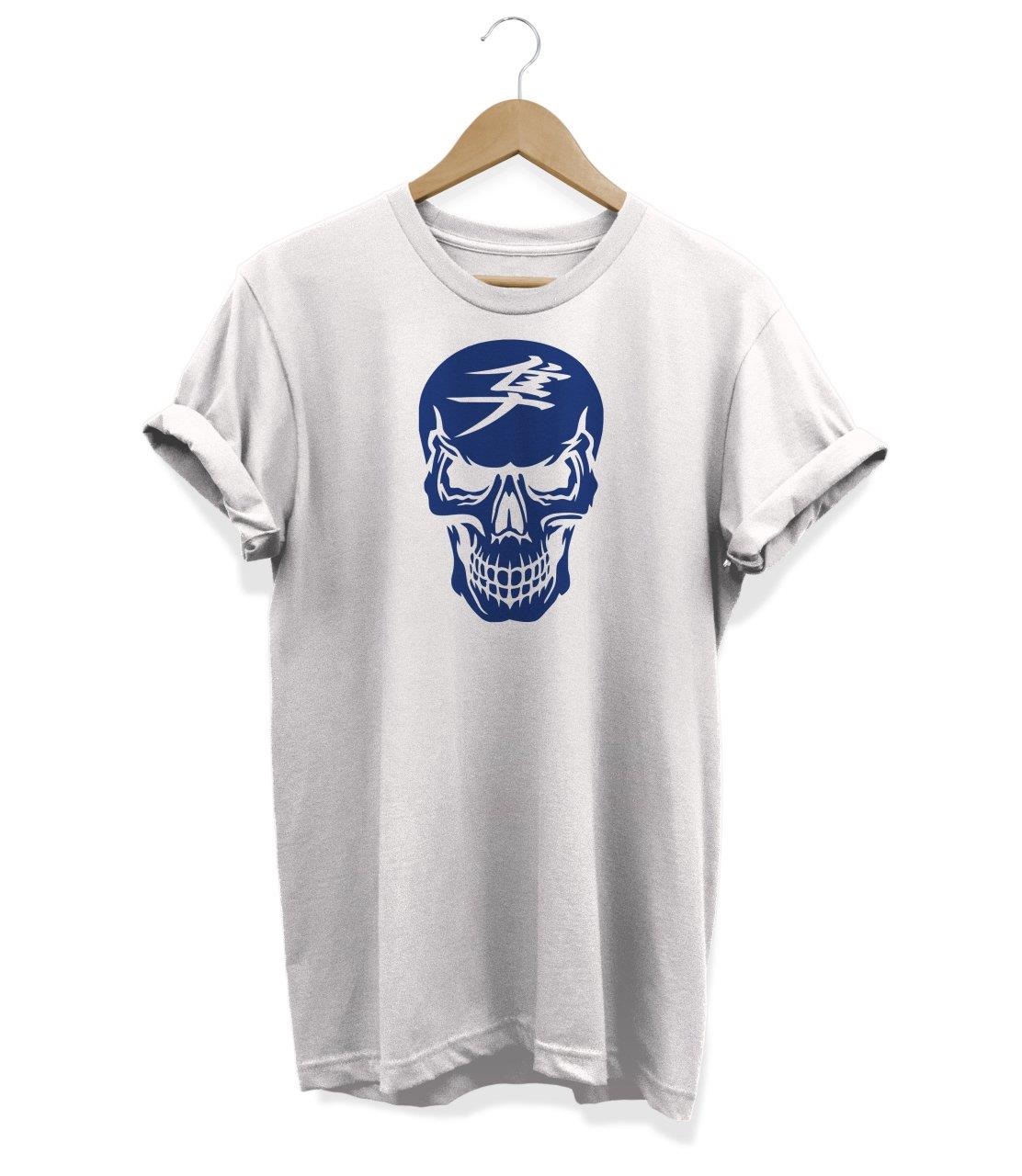 Widi Hayabusa İskelet  Baskılı T_Shirt Beyaz