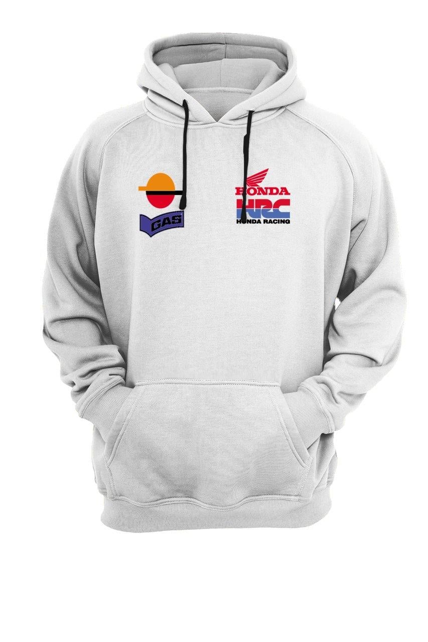 Widi Honda Hrc Baskılı Sweatshirt Beyaz