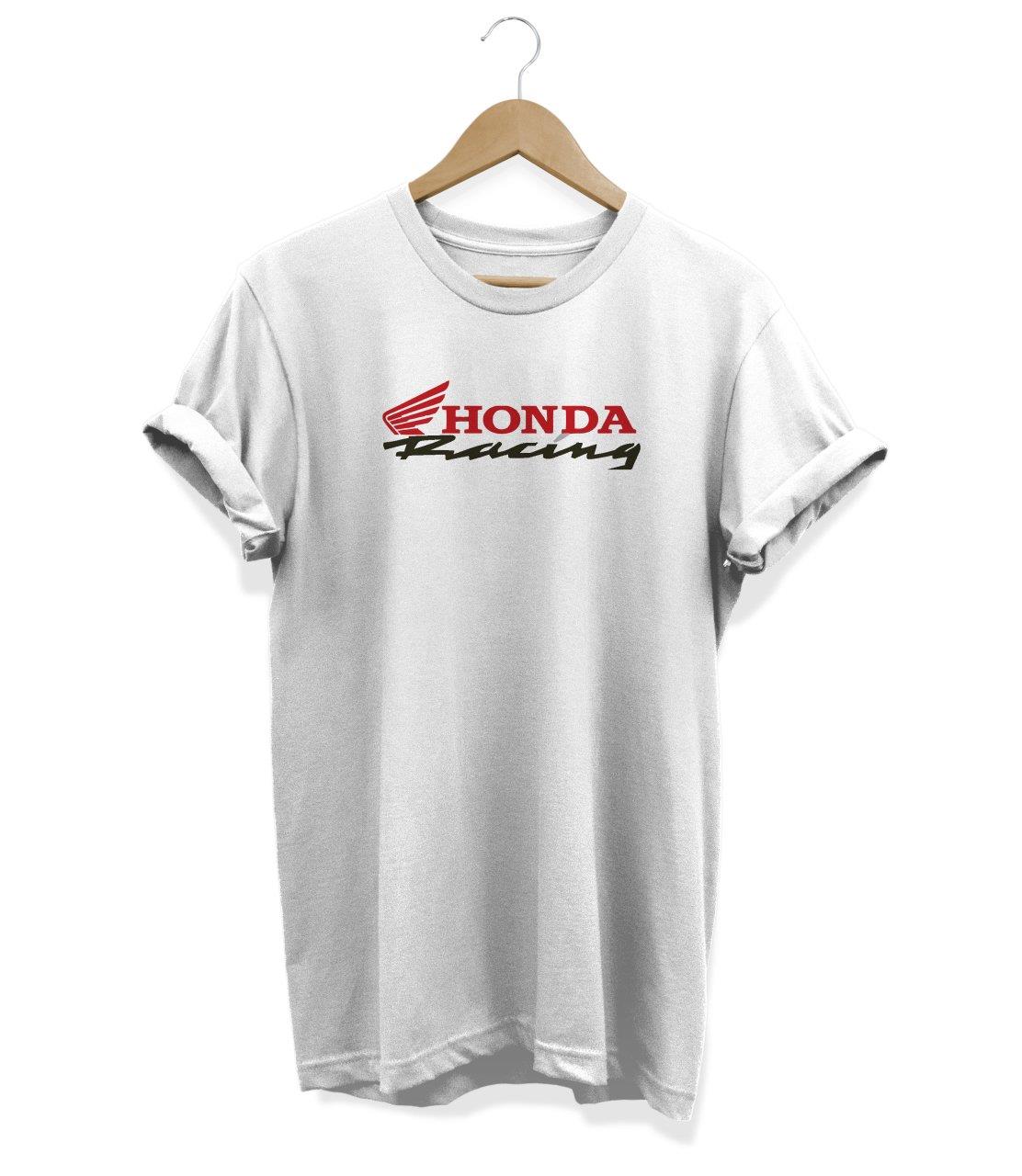 Widi Honda Racing Baskılı T-Shirt Beyaz