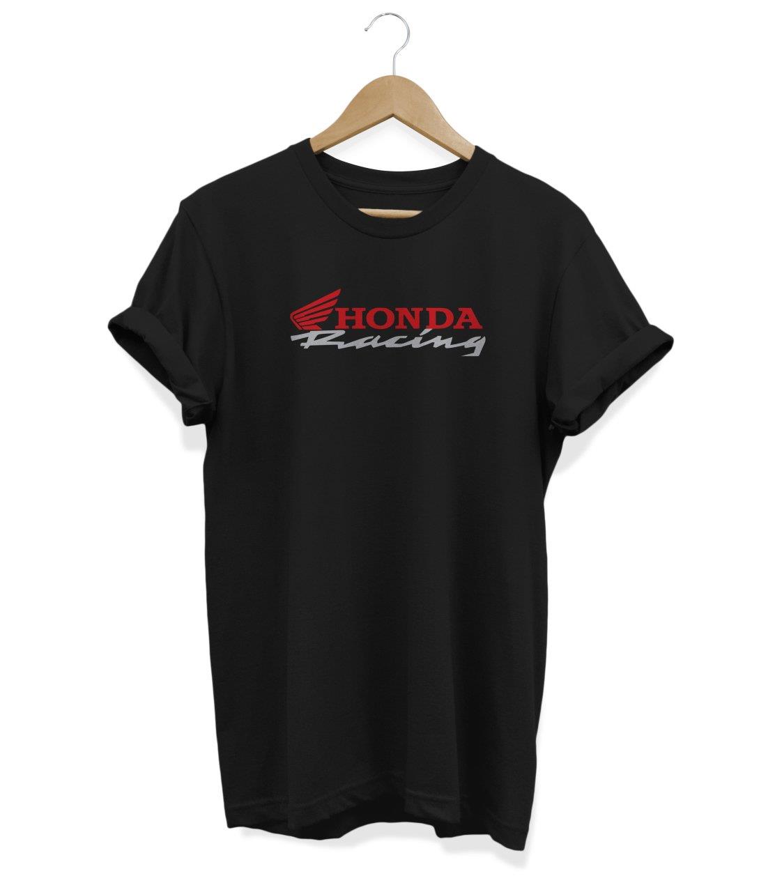 Widi Honda Racing Baskılı T-Shirt Siyah