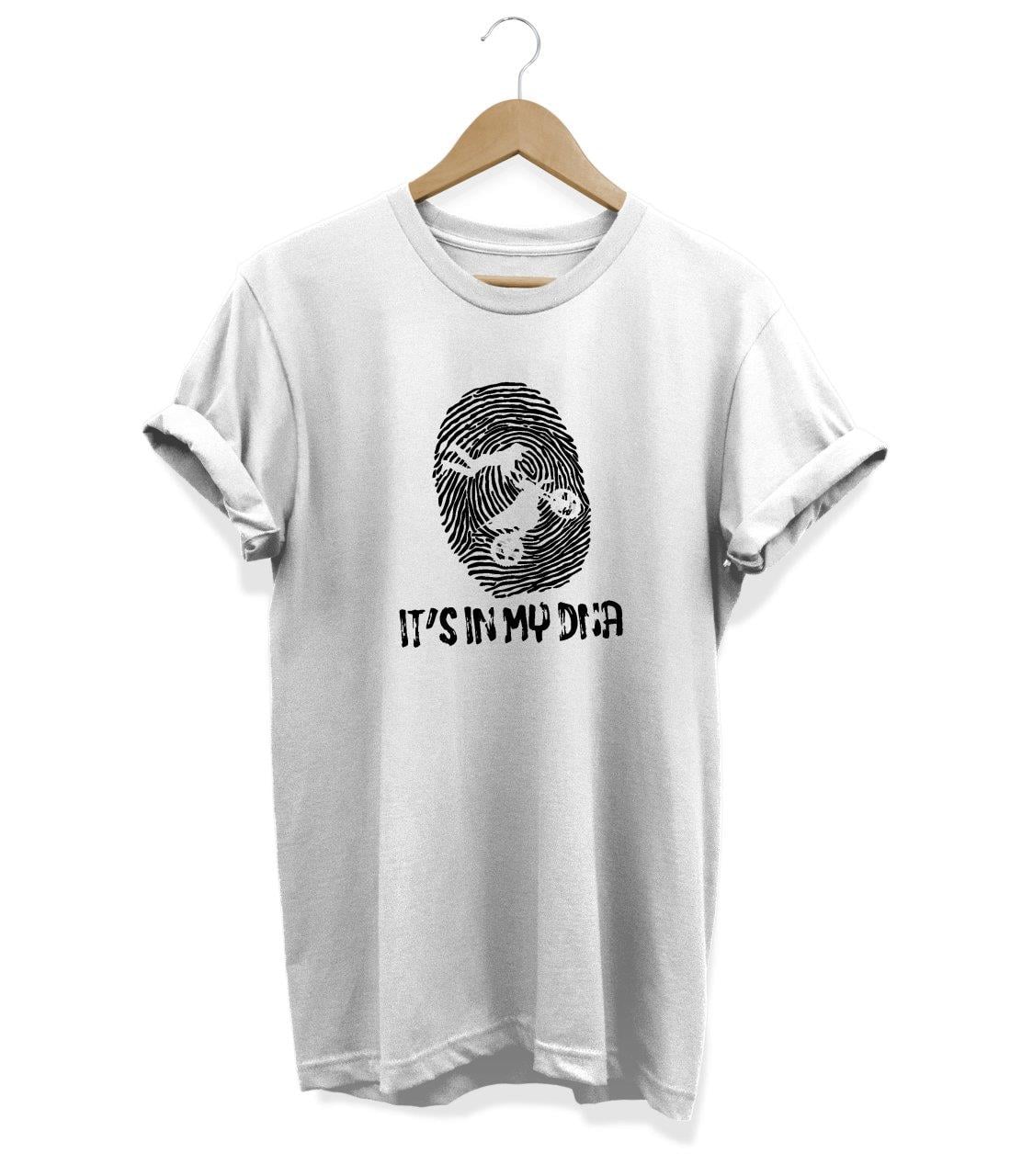 Widi Its in My DNA Baskılı T-Shirt Beyaz