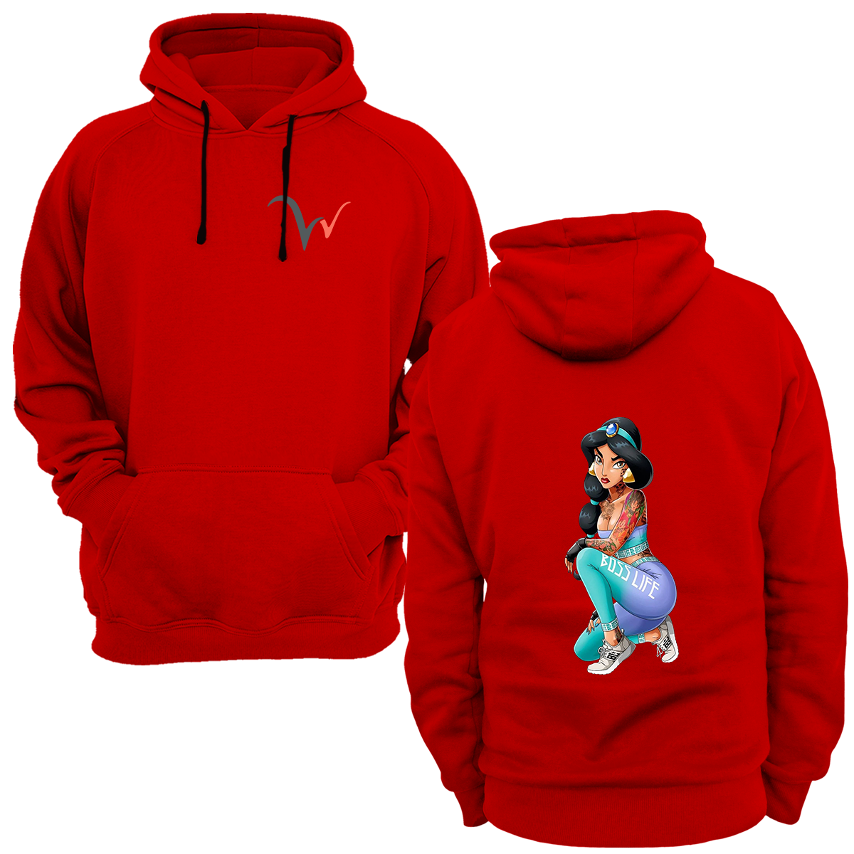 Widi Kadın Baskılı Sweatshirt Kırmızı